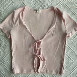 Pink Wilfred free aritzia top